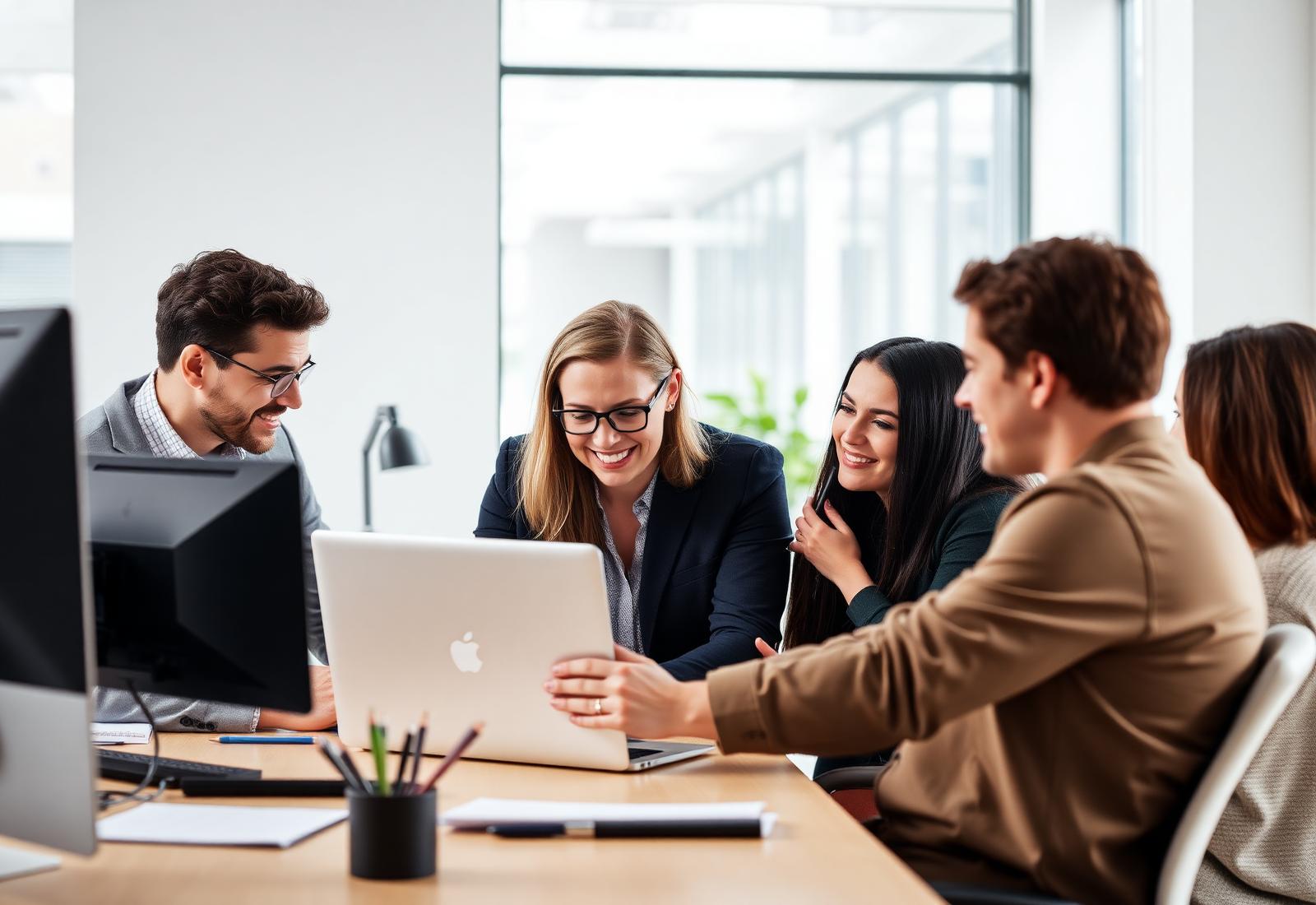 Teams collaborating on technology procurement